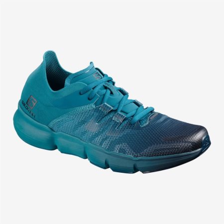 Scarpe Running Salomon PREDICT RA Uomo Verde Acqua IT 3-R72